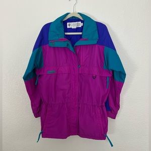 Vintage 80s Columbia Gizzmo 4 In 1 Winter Jacket size Large